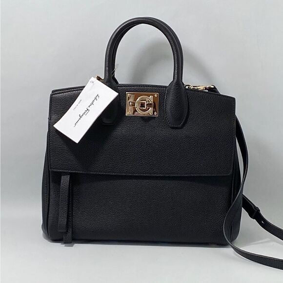 Salvatore Ferragamo Studio Bag Small Leather Satchel - Picture 2 of 15